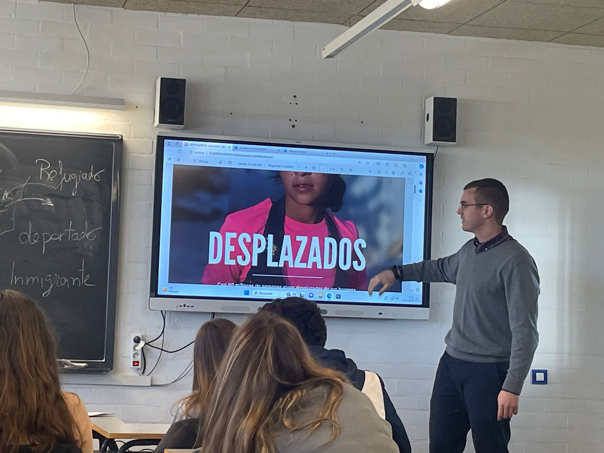 Abordando la realidad de los desplazados: taller en Valladolid